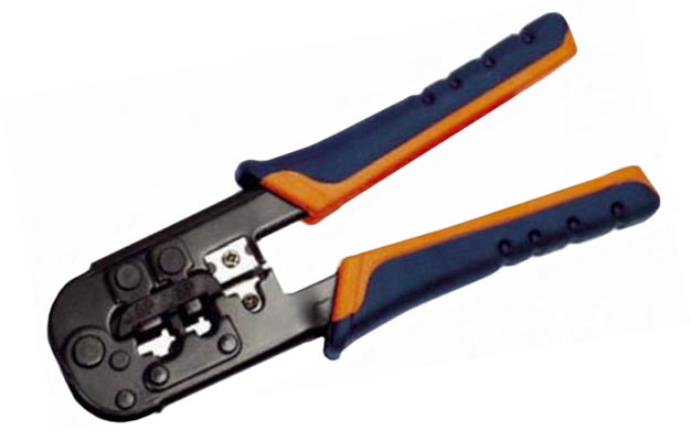 TM1-B10H ITK Инструмент обжим для RJ-45,12,11 без храп мех сине-оранж